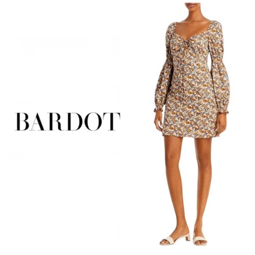 🌟Host Pick🌟Bardot « Clarissa » Vintage Floral Mini Dress
